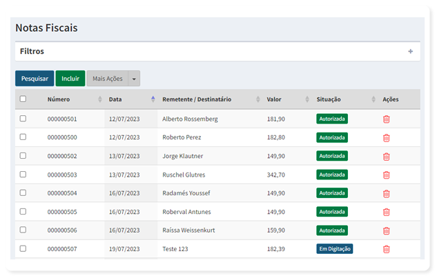 Emissão de Notas Fiscais | Sistema de Gestão Online | N2G ERP