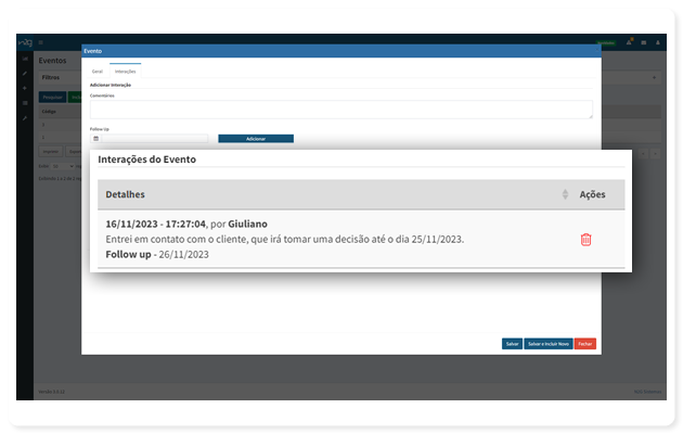 Gestão de eventos | Sistema de Gestão Online | N2G ERP