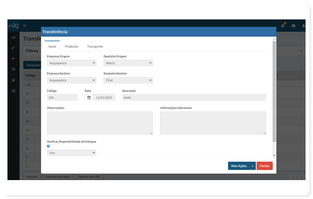 Múltiplos Depósitos | Sistema de Gestão Online | N2G ERP